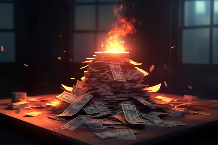 money burn